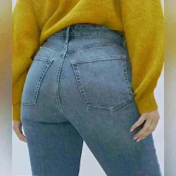 Everlane  the curvy cheeky crop , sz 28 - Picture 4 of 11